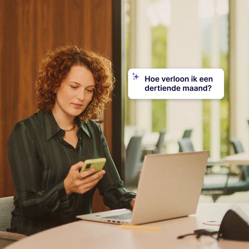 Assistent AI dertiende maand vraag