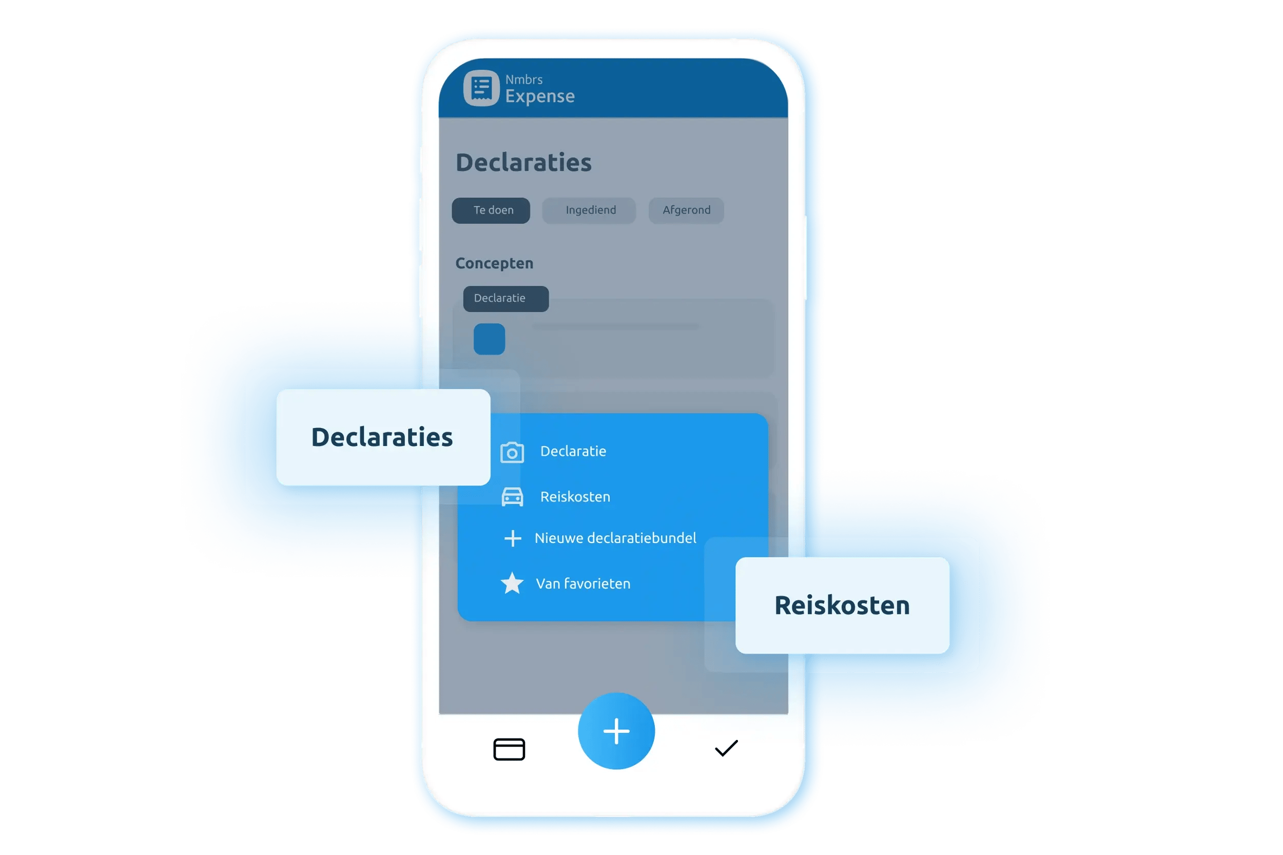online declareren met mobiel app