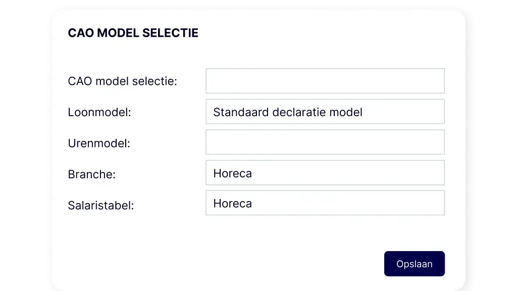 Cao-modellen loonmodel